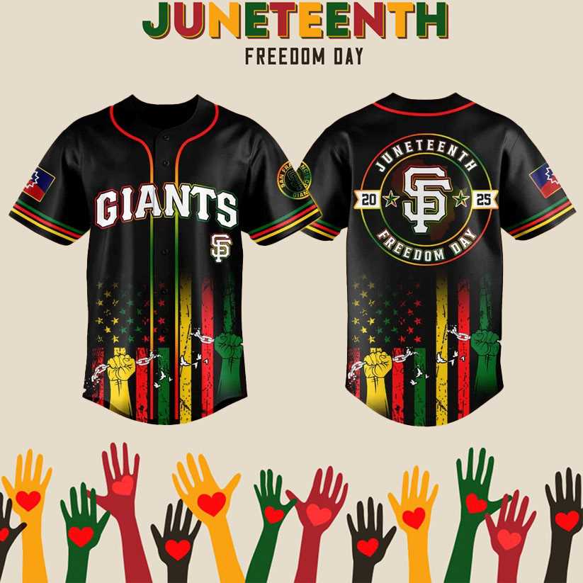 2025 Sf Giants Juneteenth Day Baseball Jersey 2025 Sf Giants Juneteenth Day Baseball Jersey