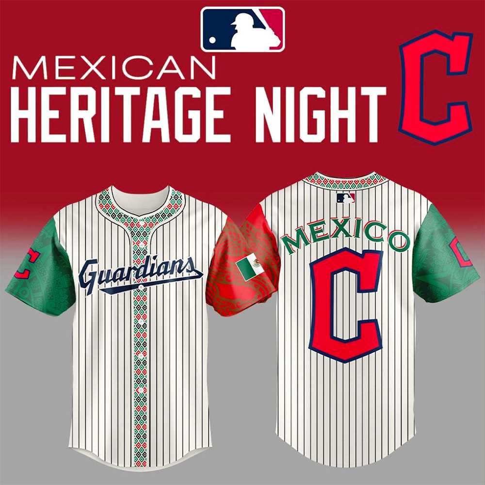 Cleveland Guardians Mexican Heritage Night 2025 Baseball Jersey Cleveland Guardians Mexican Heritage Night 2025 Baseball Jersey