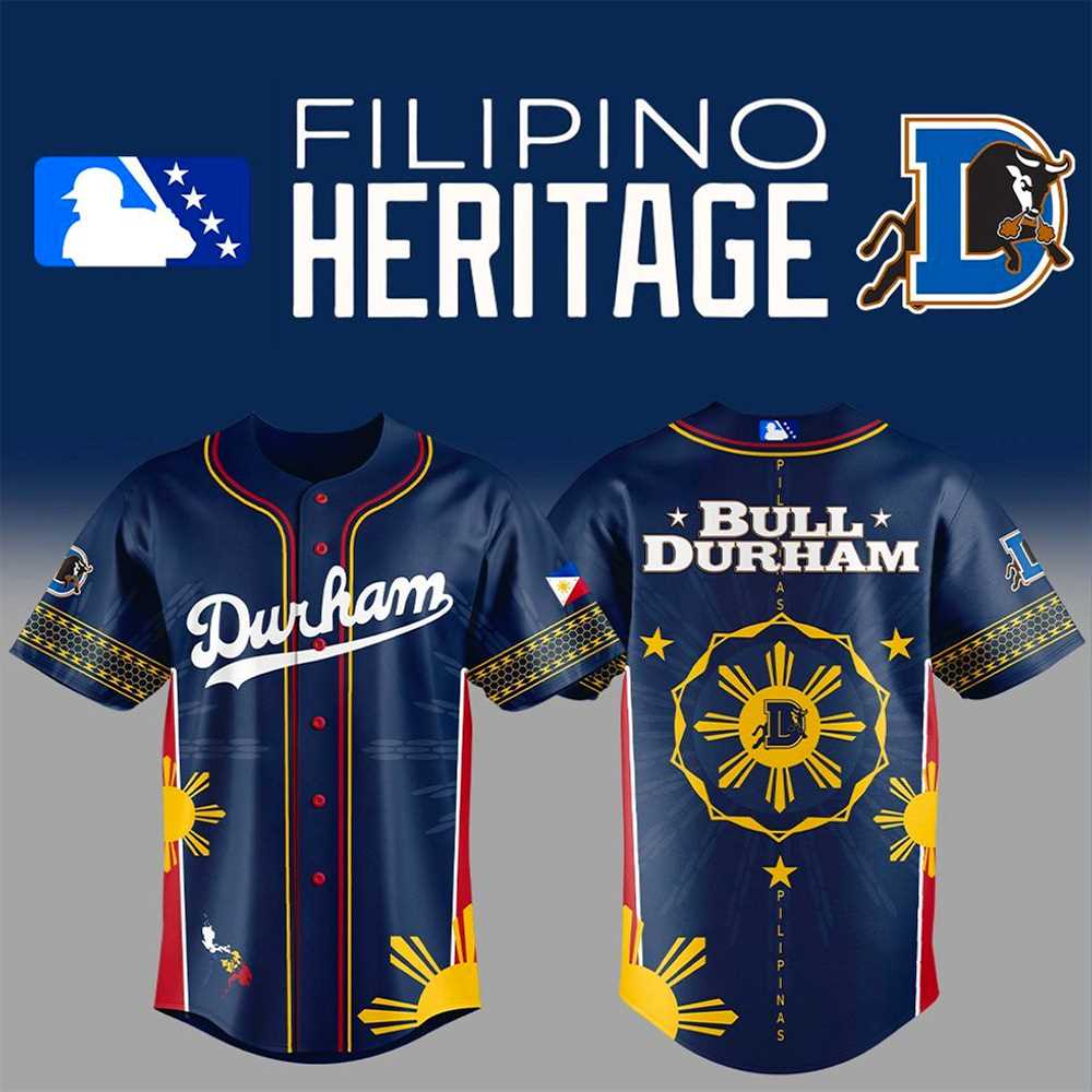 Durham Bulls Filipino Heritage Night 2025 Limited Baseball Jersey