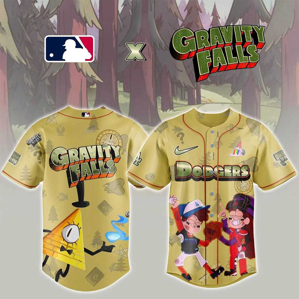 Gravity Falls X Los Angeles Dodgers 2025 Baseball Jersey Gravity Falls X Los Angeles Dodgers 2025 Baseball Jersey