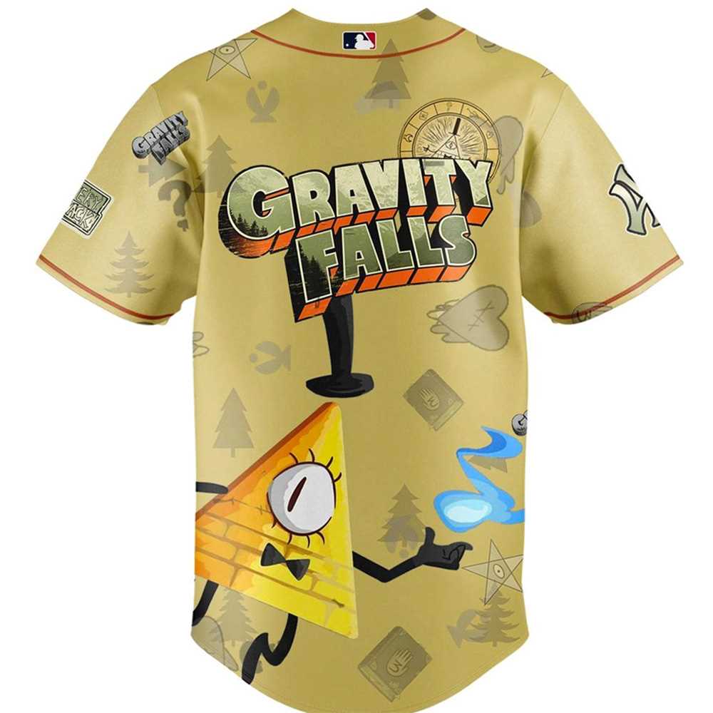 Gravity Falls X New York Yankees 2025 For Fans Baseball Jersey Gravity Falls X New York Yankees 2025 For Fans Baseball Jersey