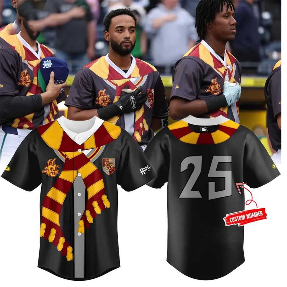 Hartford Yard Goats 2025 Harry Potter Baseball Jersey