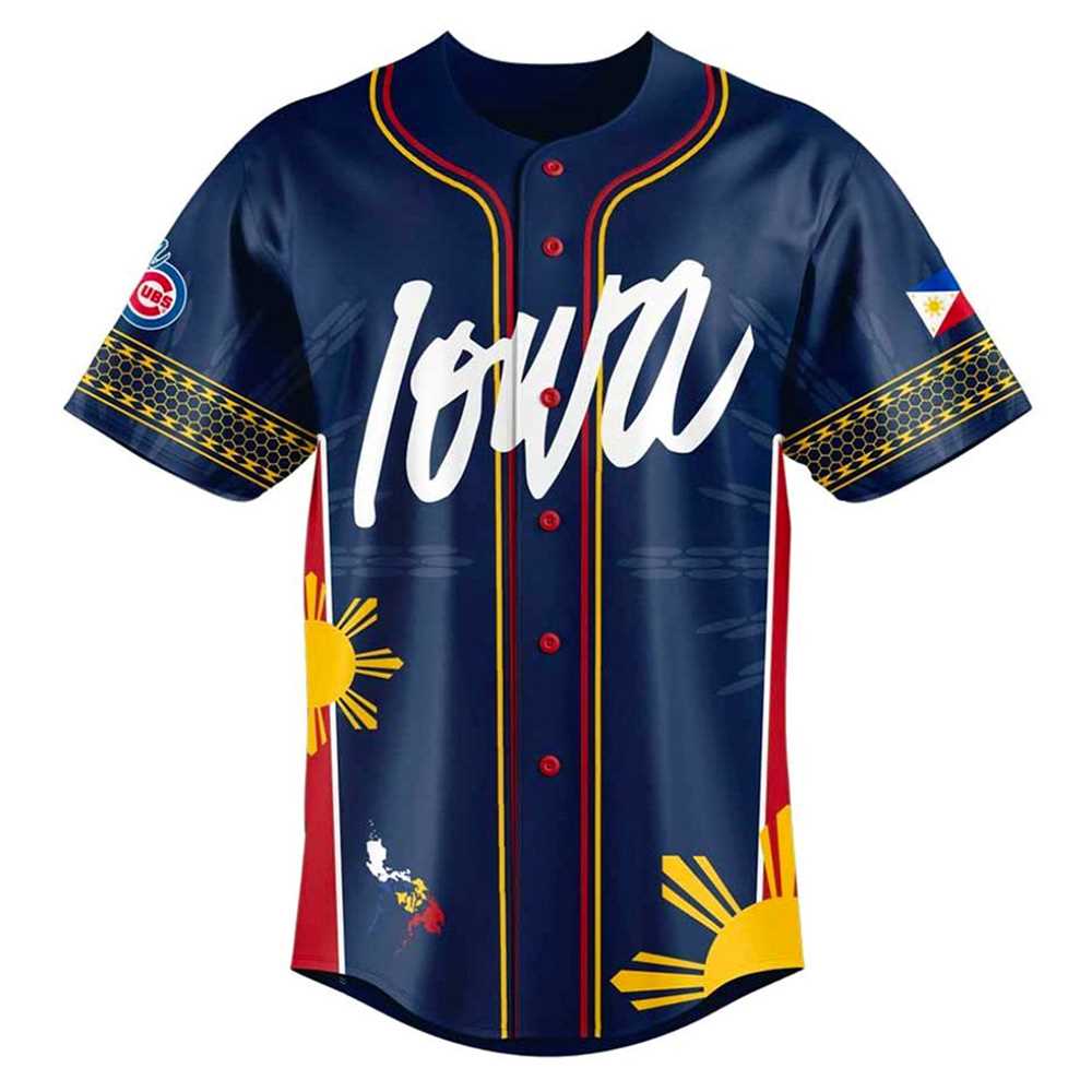 Iowa Cubs Filipino Heritage Night 2025 Limited Baseball Jersey Iowa Cubs Filipino Heritage Night 2025 Limited Baseball Jersey