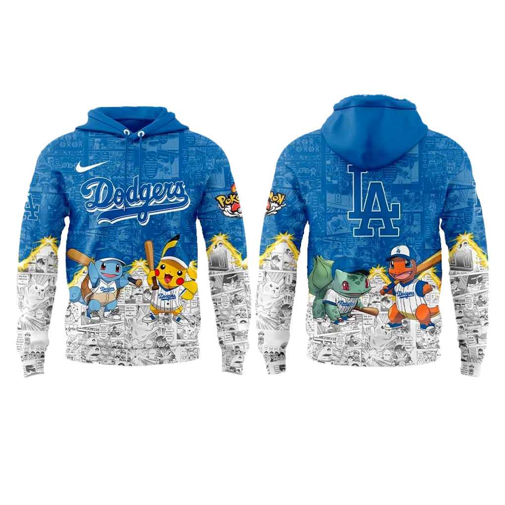Los Angeles Dodgers X Pokemon Limited Edition 2025 Hoodie