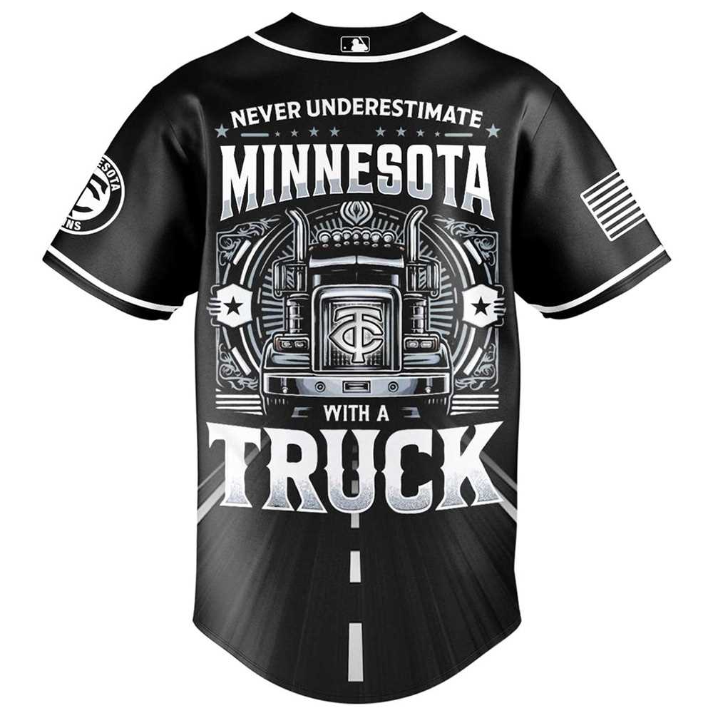 Minnesota Twins Mlb X Nation Truck Driver Appreciation Week 2025 Baseball Jersey Minnesota Twins Mlb X Nation Truck Driver Appreciation Week 2025 Baseball Jersey
