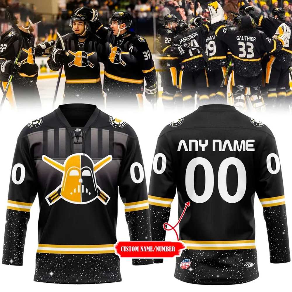 Nailers X Star Wars Night For Fans Hockey Jersey Personalized Name