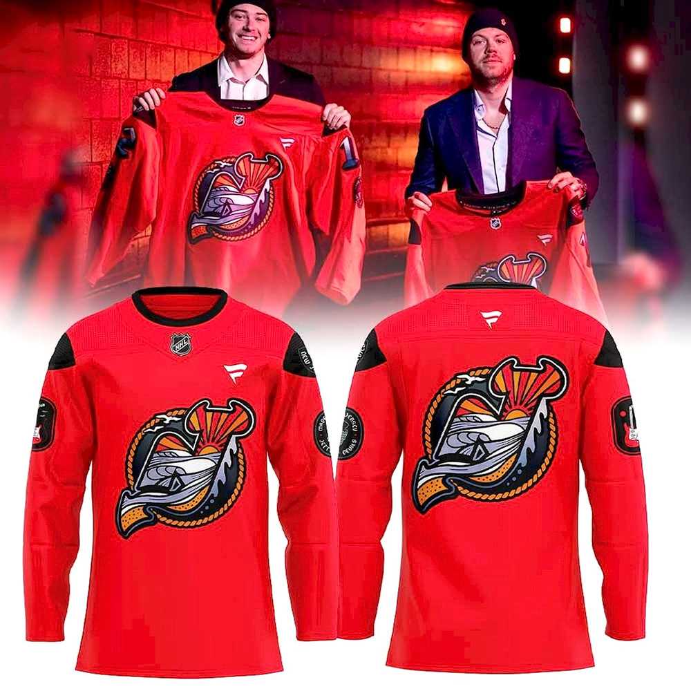 New Jersey Personalized Name Devils Celebrating Jetty Surf Devils Hockey Jersey