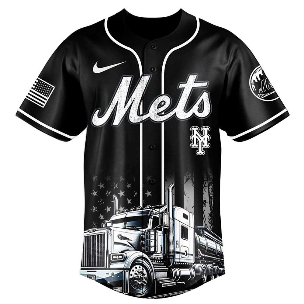 New York Mets Mlb X Nation Truck Driver Appreciation Week 2025 Baseball Jersey New York Mets Mlb X Nation Truck Driver Appreciation Week 2025 Baseball Jersey