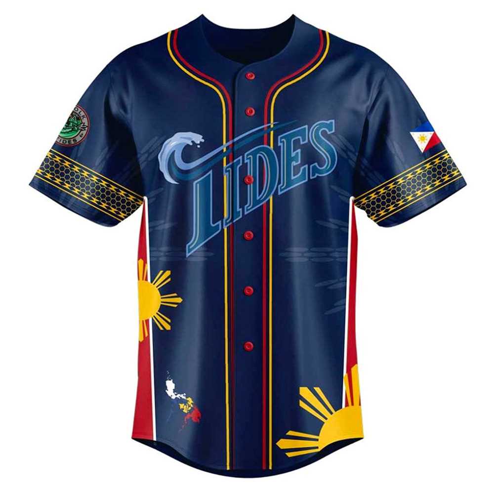 Norfolk Tides Filipino Heritage Night 2025 Baseball Jersey Norfolk Tides Filipino Heritage Night 2025 Baseball Jersey