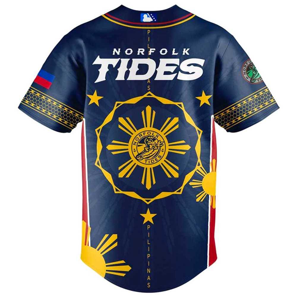 Norfolk Tides Filipino Heritage Night 2025 Baseball Jersey Norfolk Tides Filipino Heritage Night 2025 Baseball Jersey