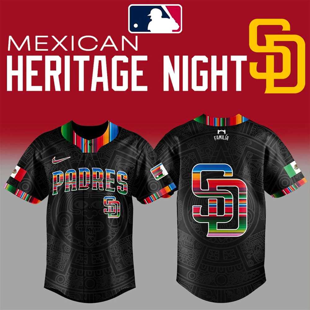 San Diego Padres Mexican Heritage Night 2025 Baseball Jersey