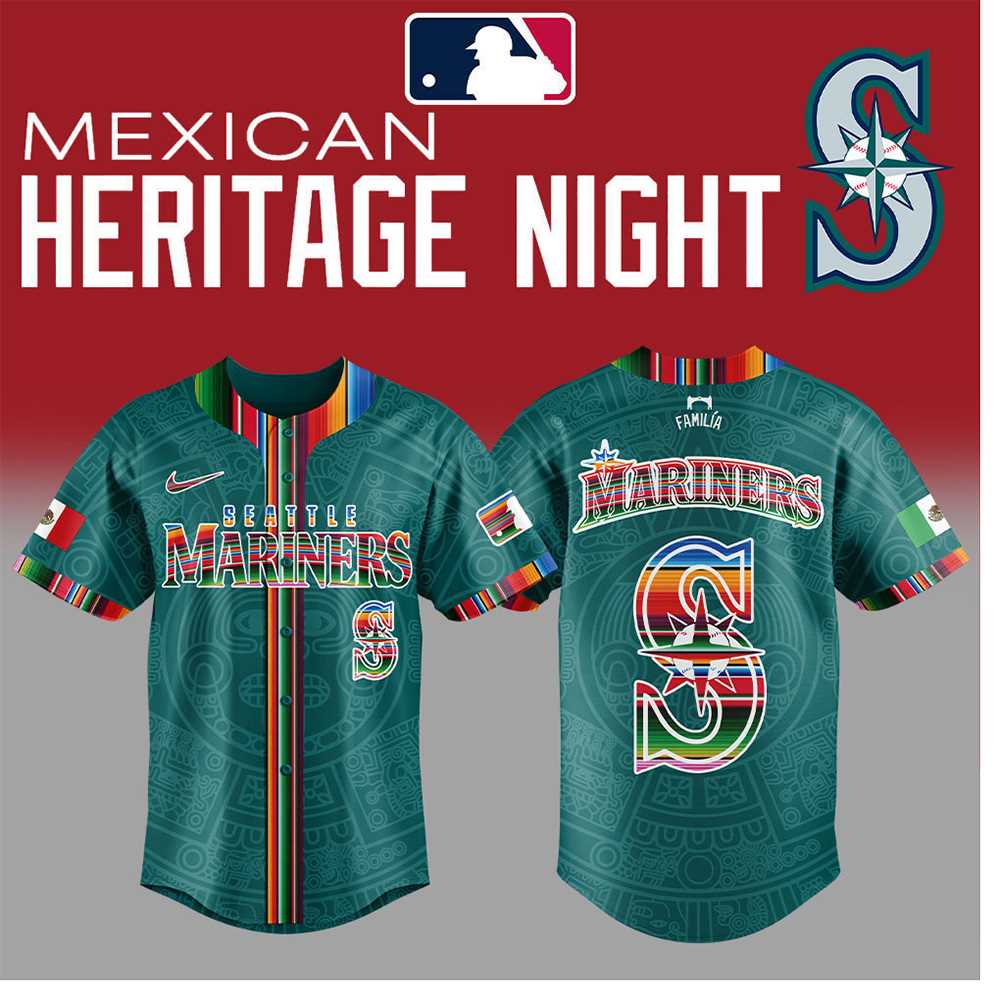 Seattle Mariners Mexican Heritage Night 2025 Jersey Seattle Mariners Mexican Heritage Night 2025 Jersey