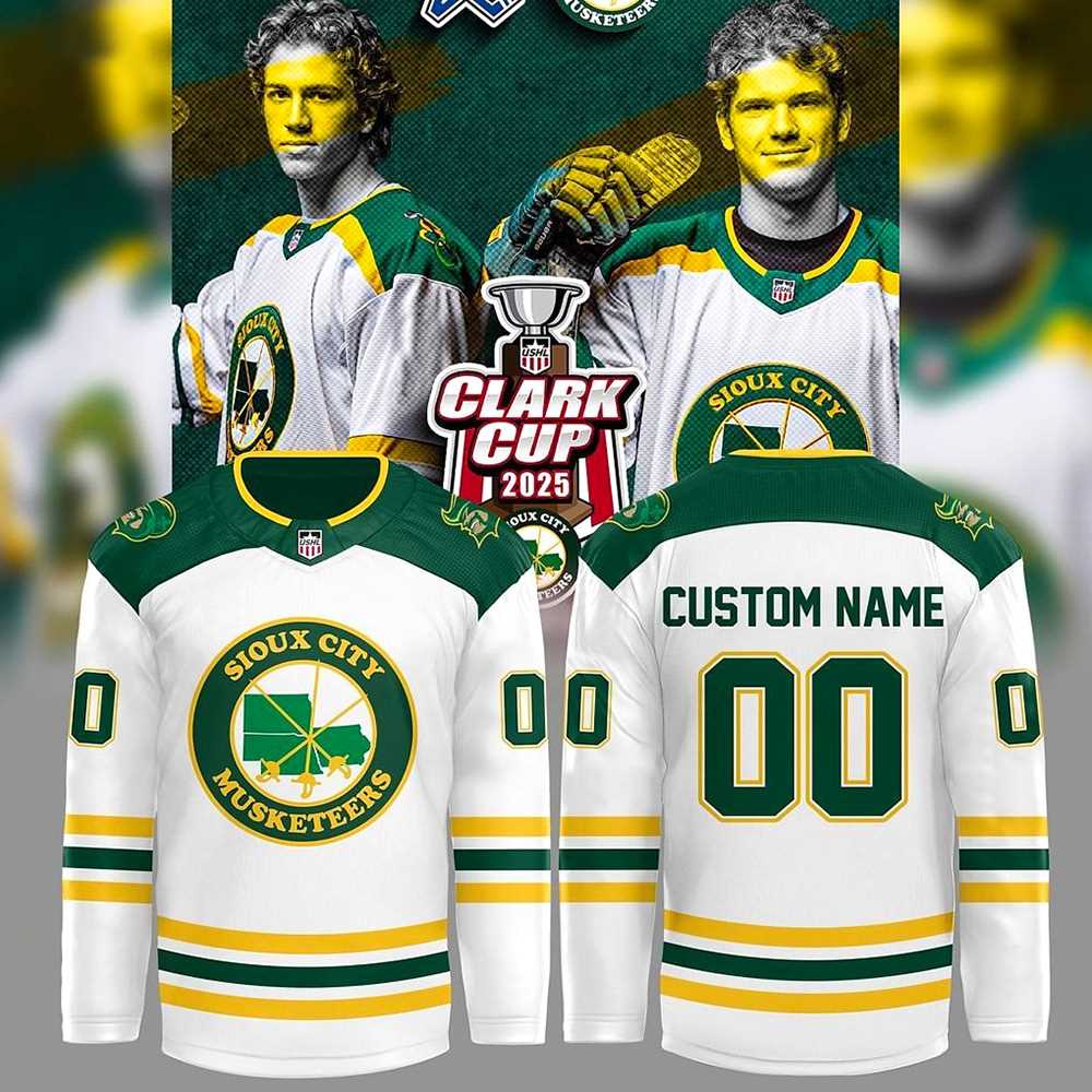 Sioux City Musketeers Special Hockey Jersey Personalized Names