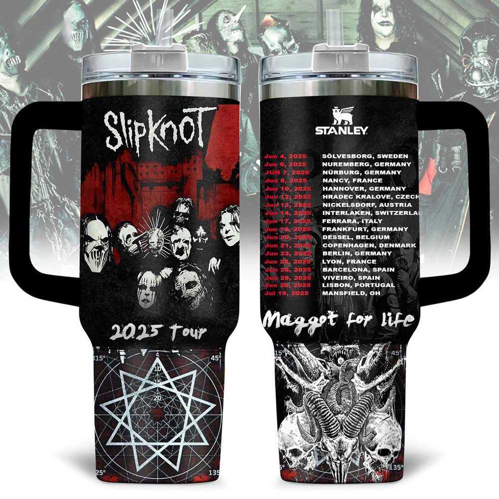 Slipknot Maggot For Life Tour 40oz Tumbler