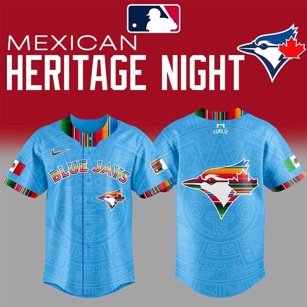 Toronto Blue Jays Mexican Heritage Month 2025 Baseball Jersey Toronto Blue Jays Mexican Heritage Month 2025 Baseball Jersey