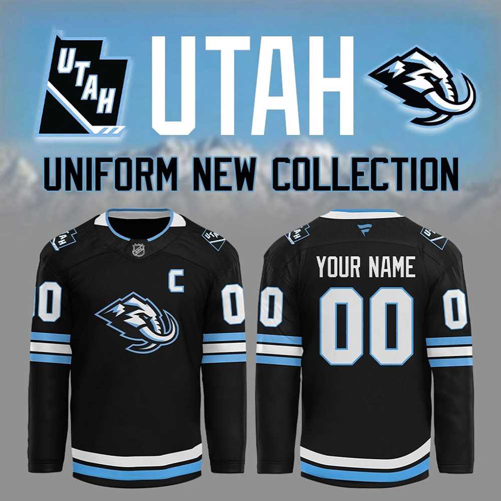 Utah Mammoth Tusks Up New Collection Hockey Jersey Personalized Name
