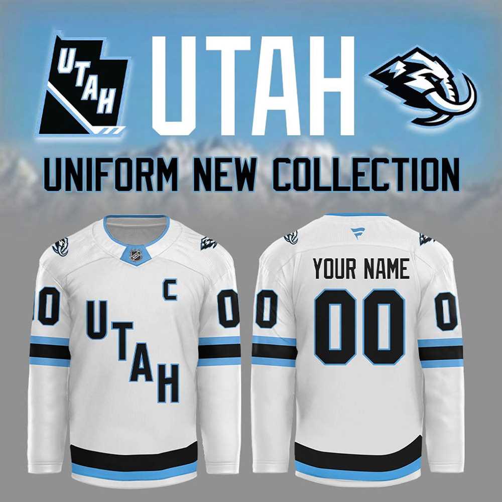 Utah Mammoth Tusks Up New Collection White Special Hockey Jersey Personalized Name