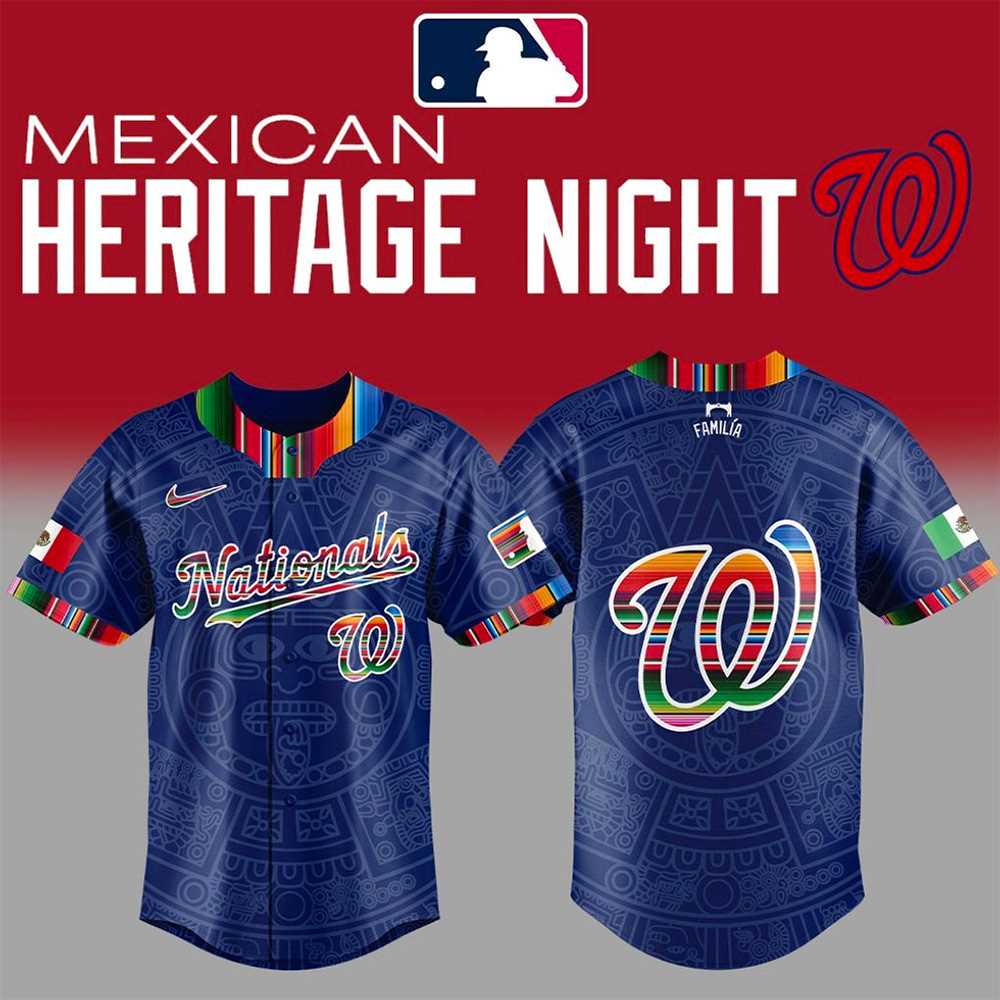 Washington Nationals Heritage Month 2025 Baseball Jersey Washington Nationals Heritage Month 2025 Baseball Jersey