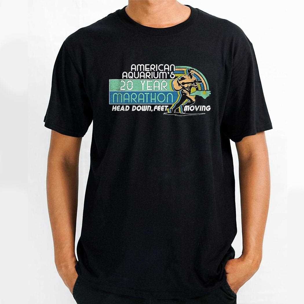 American Aquariums 20 Year Marathon Shirt American Aquariums 20 Year Marathon Shirt