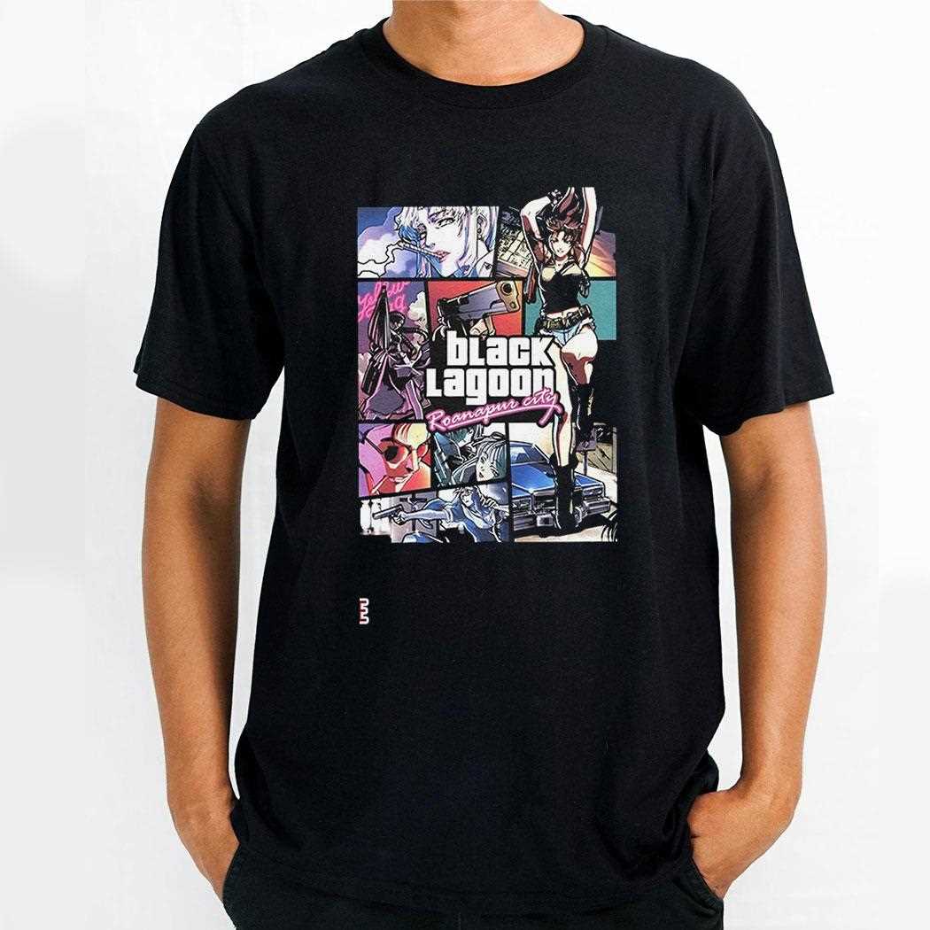 Black Lagoon Roanapm City Shirt Black Lagoon Roanapm City Shirt