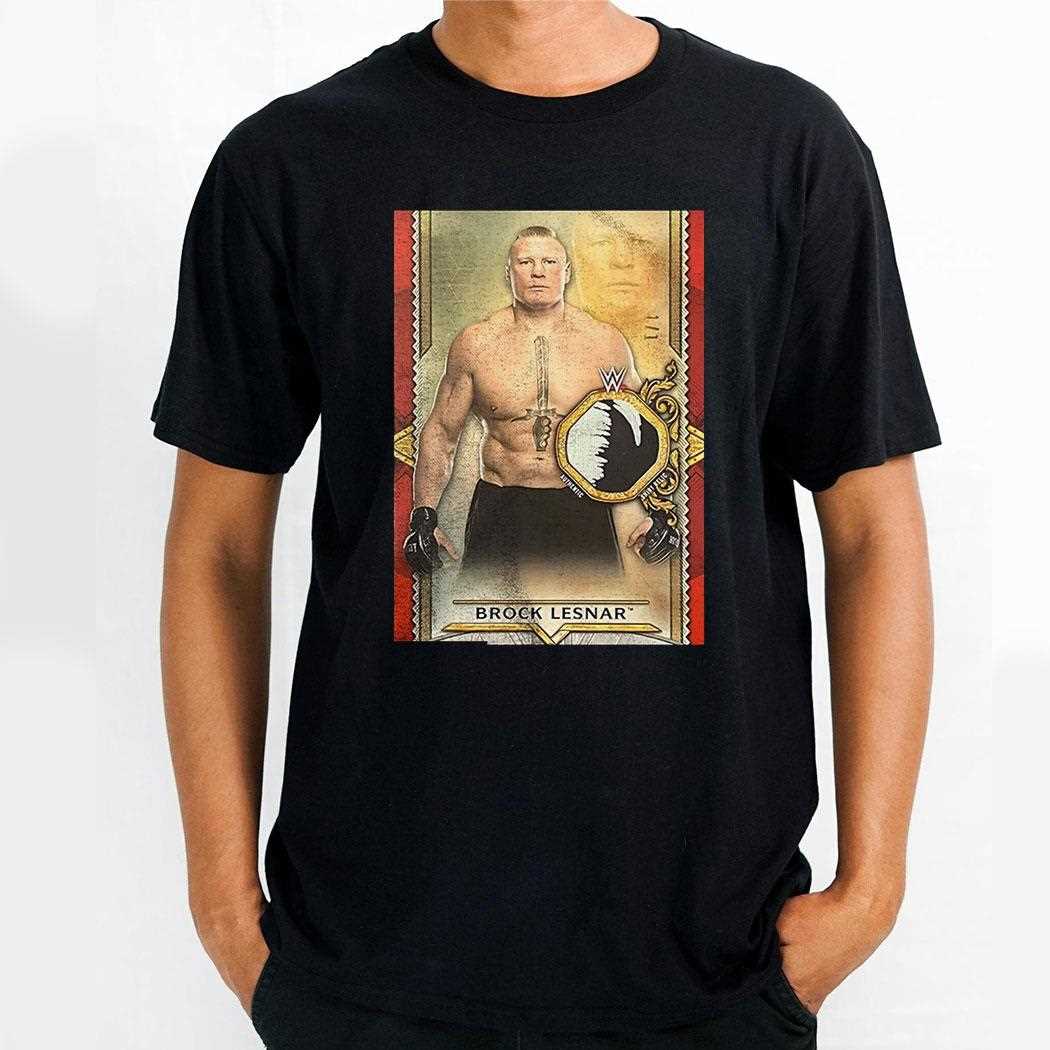 Brock Lesnar Wrestling Cards Shirt