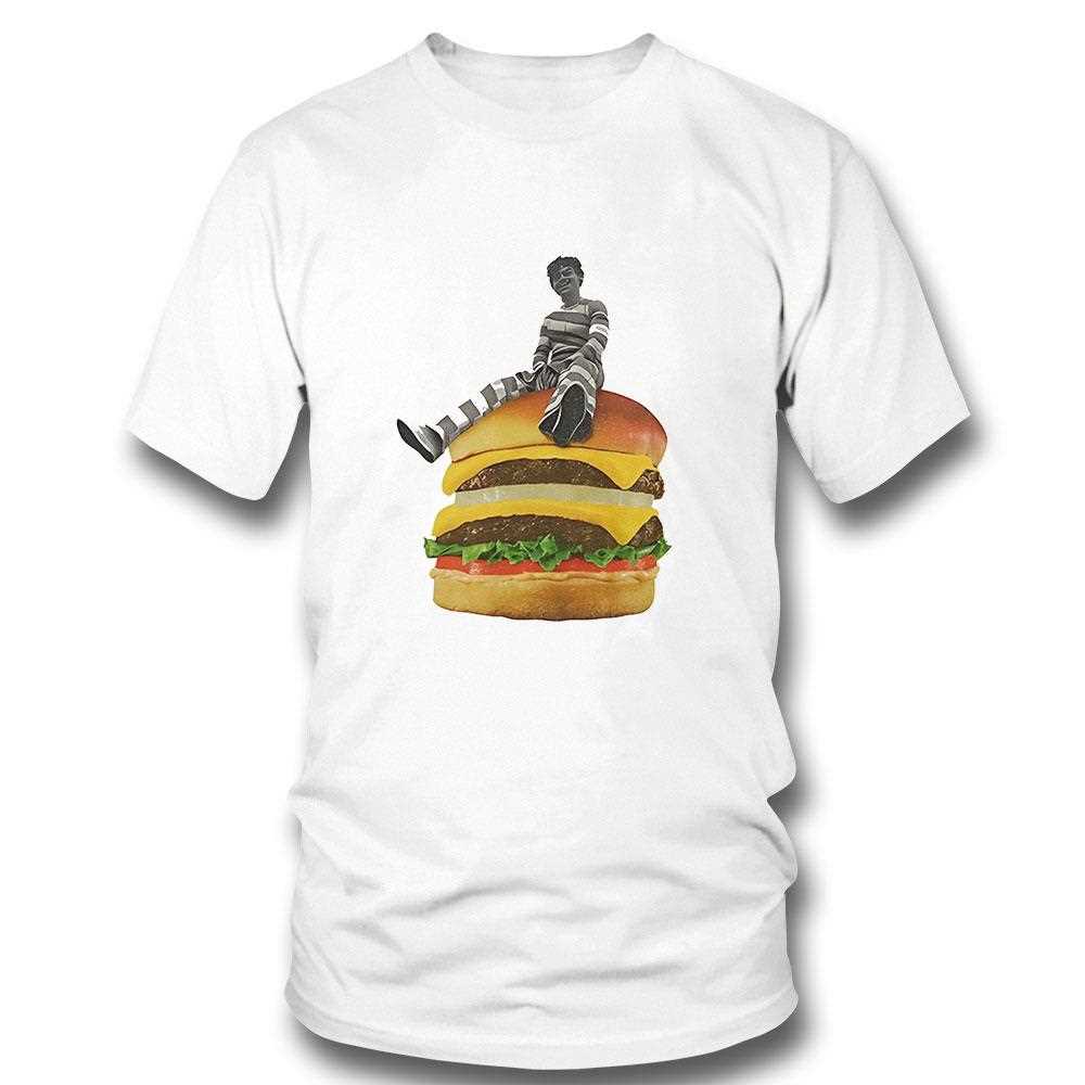 Burger Break Stripes On A Stack Shirt