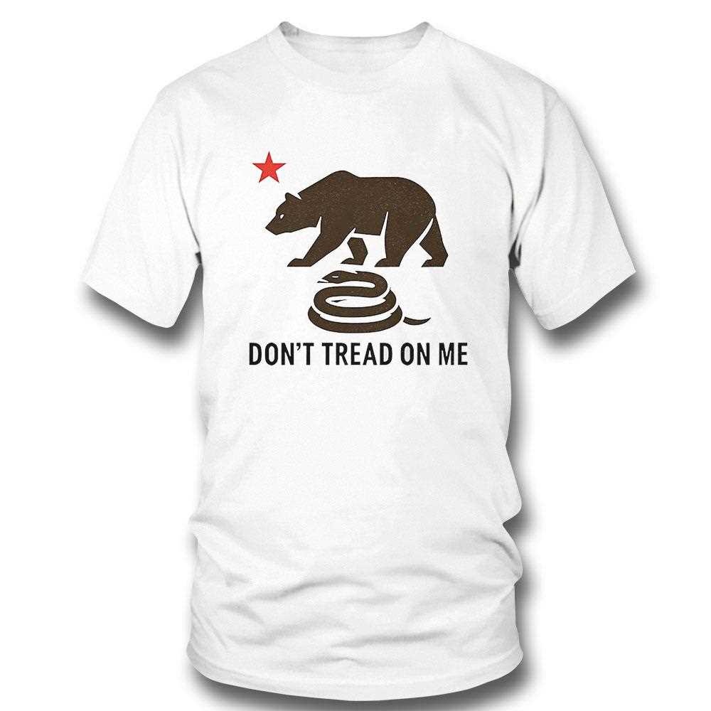 California Dont Treat On Me Bear And Snake Shirt