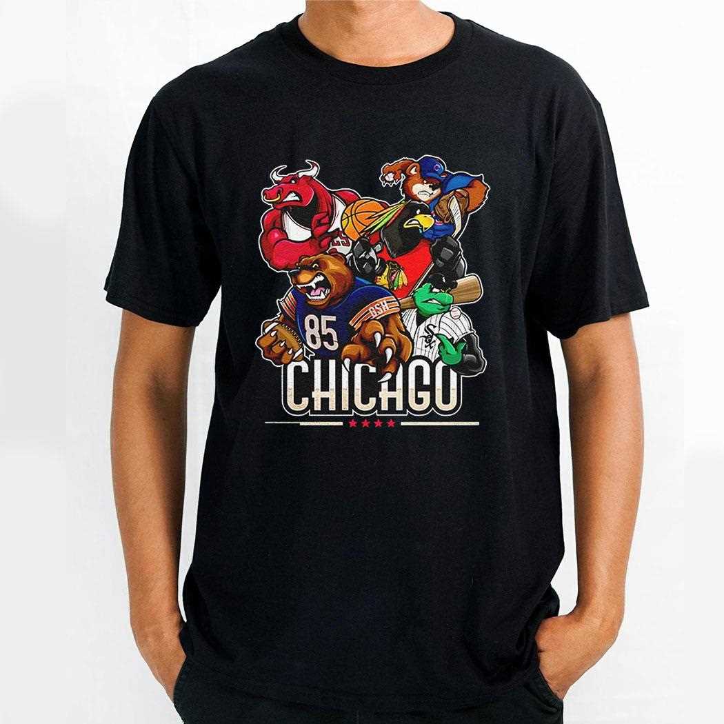Chicago Sports Team Mascot Shirt