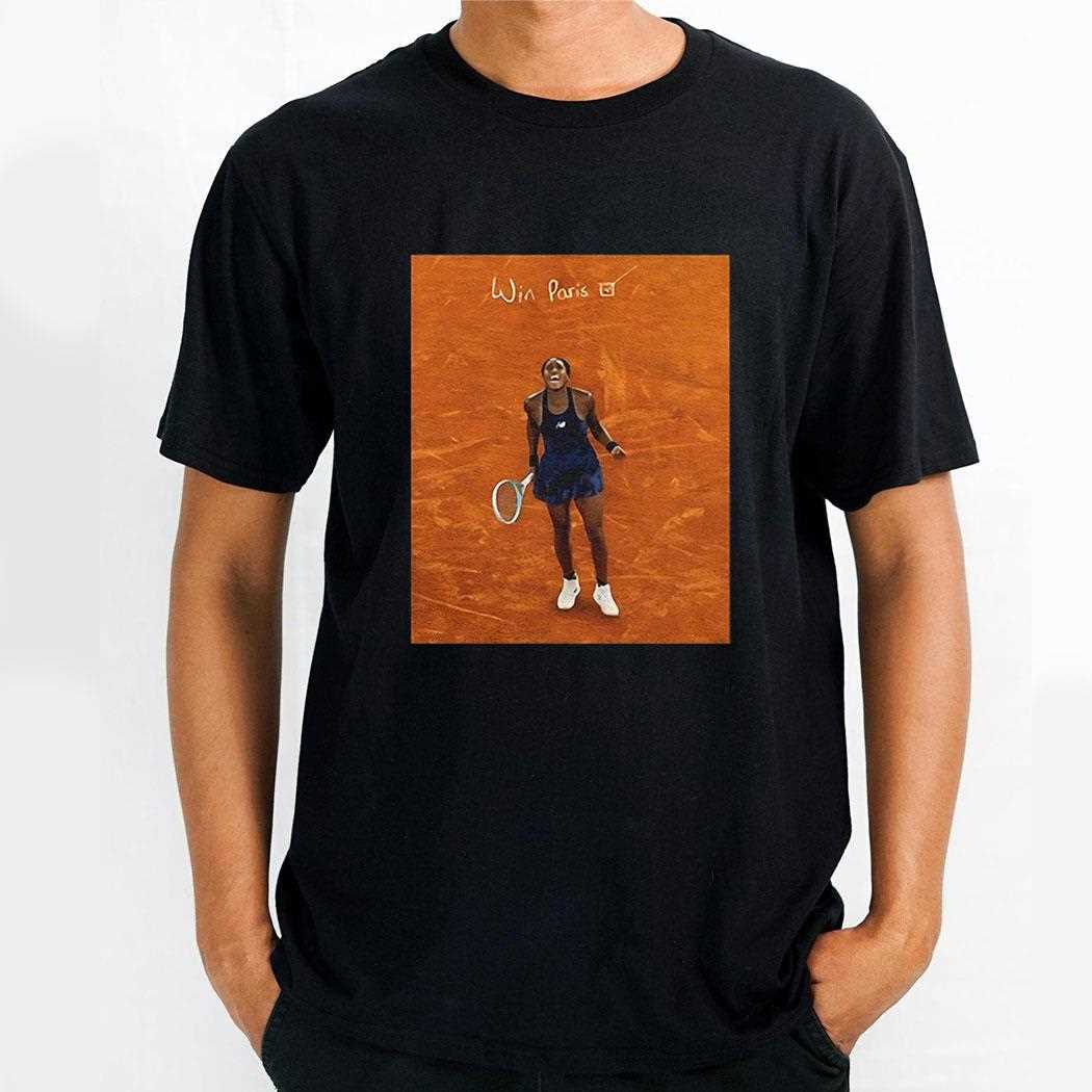 Coco Gauff Win Paris 2025 Shirt