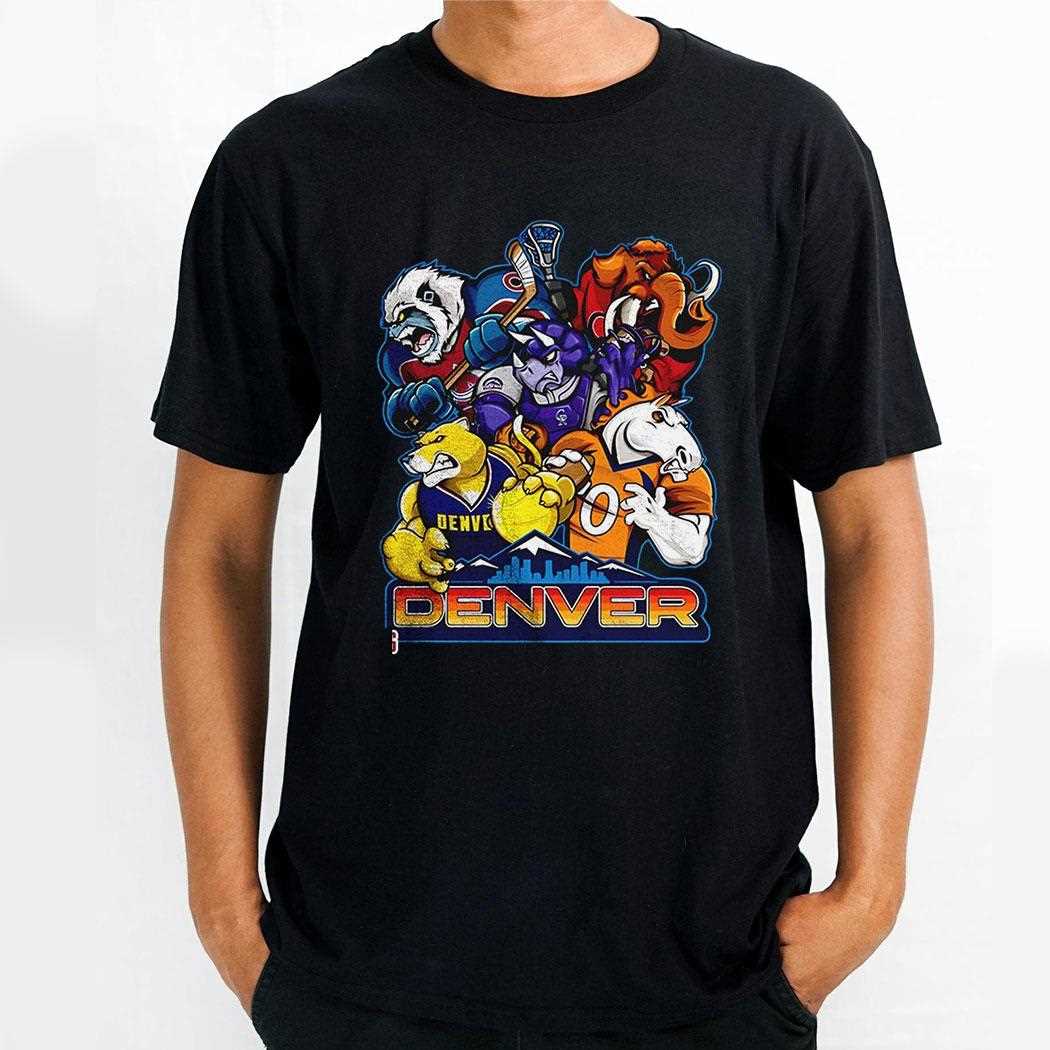 Denver Sports Team Mascot Shirt Denver Sports Team Mascot Shirt