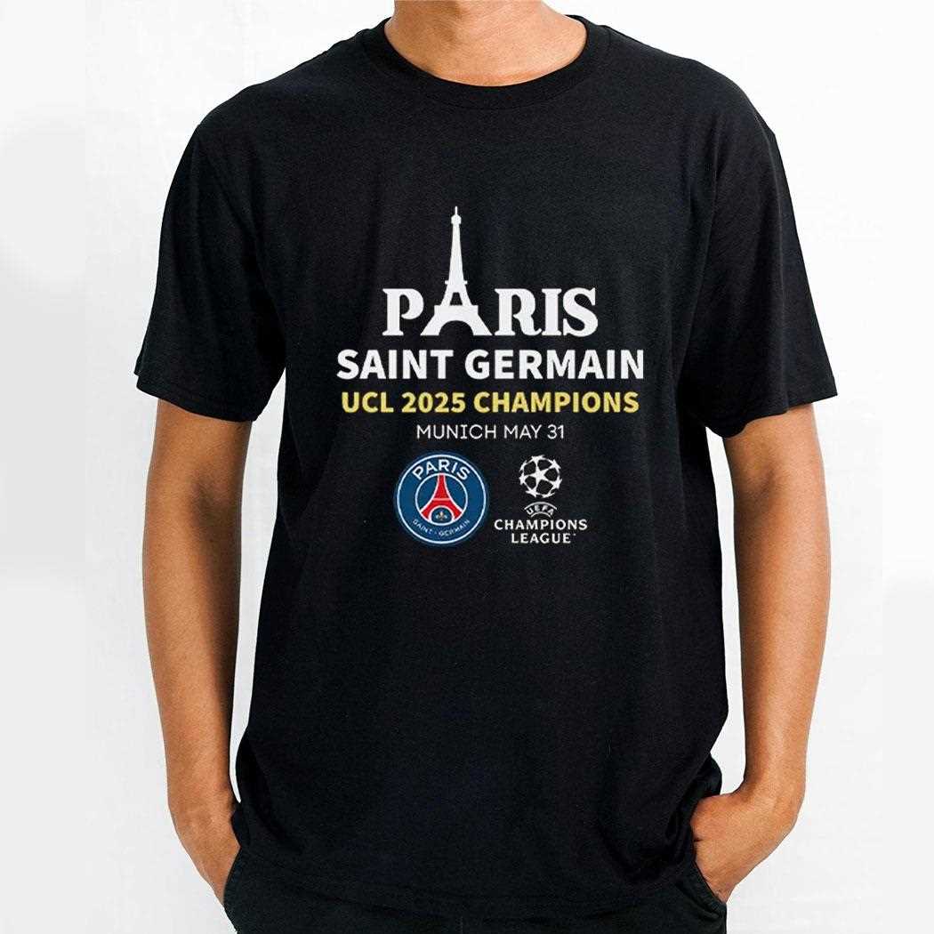 Paris Saint Germain Ucl 2025 Champions Munich May 31 Shirt