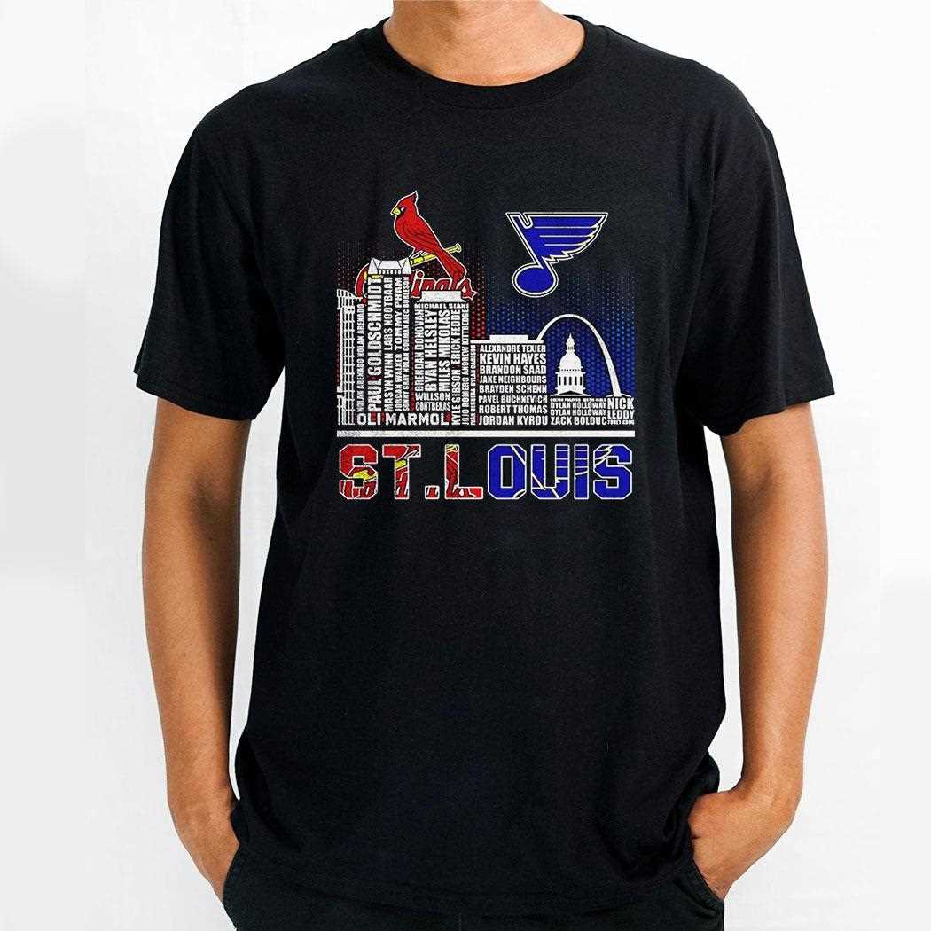 St Louis Skyline City Sports Team Logo Shirt