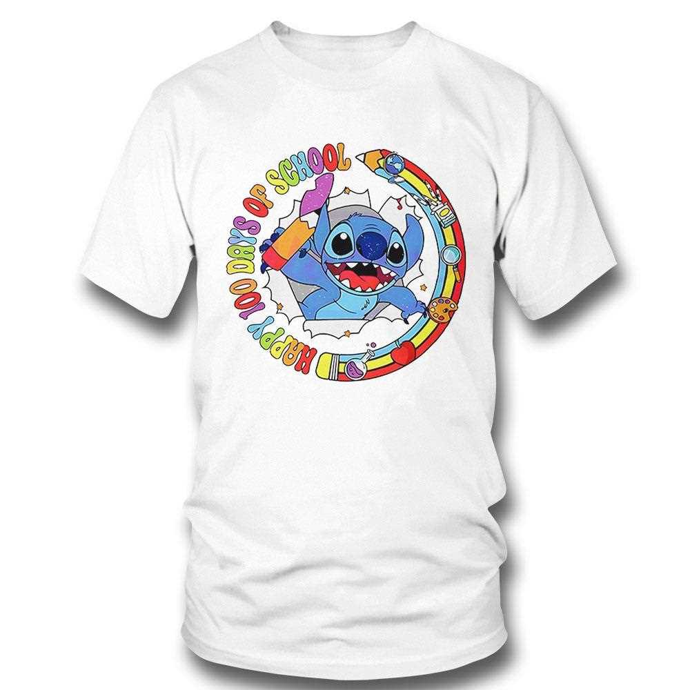 Stitch Happy 100 Days Of School Shirt