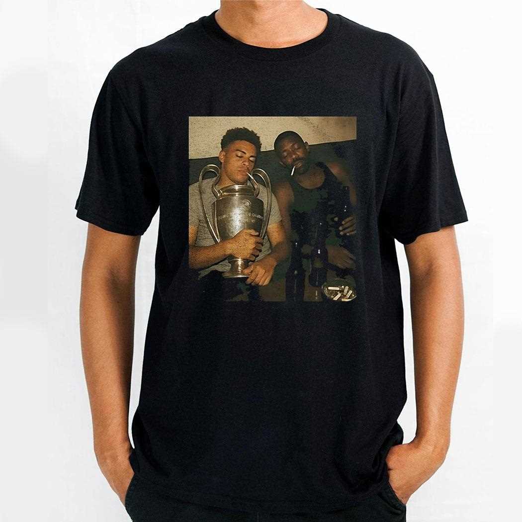 Warren Zaire Emery And Ousmane Dembele Smoking Cigarette Beer Drink Shirt