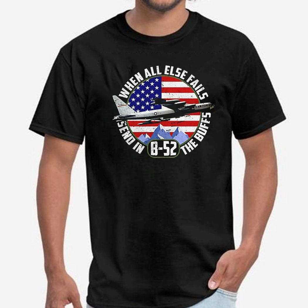 B 52 Stratofortress Bomber Airplane Usa Patriotic Flag Shirt
