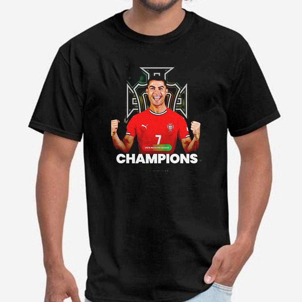 Cristiano Ronaldo Portugal Are The Uefa Nations League Champions Shirt