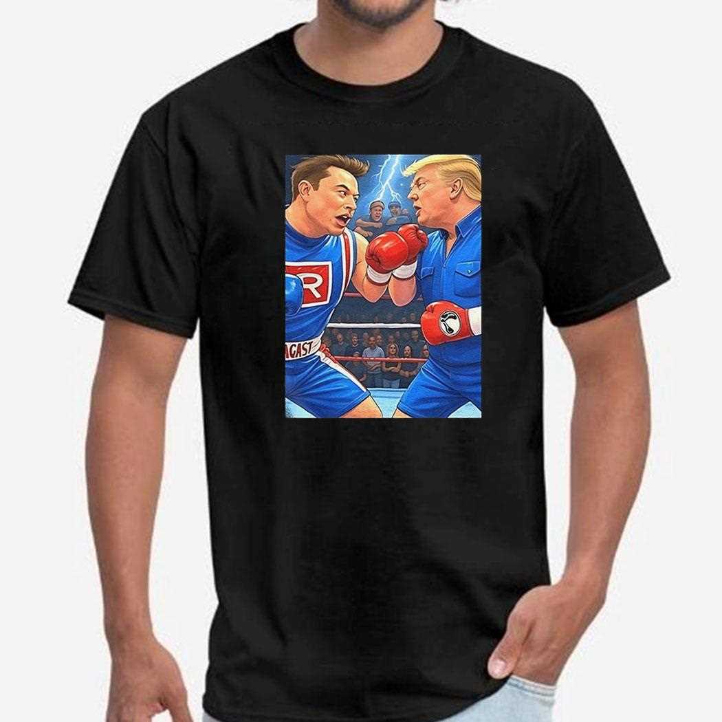 Donald Trump Vs Elon Musk Boxing 2025 Shirt