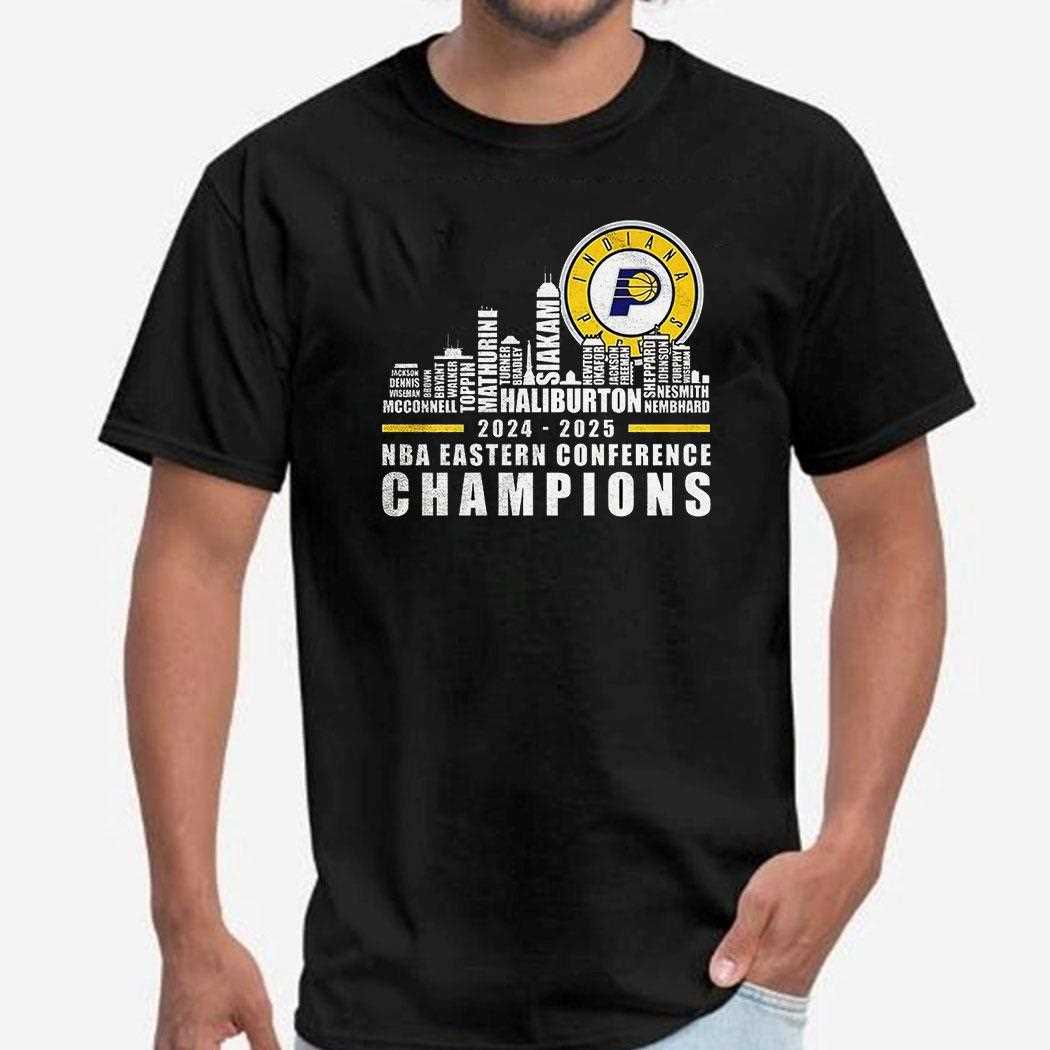 Indiana Pacers Nba Eastern Conference Champions 2024 2025 Shirt
