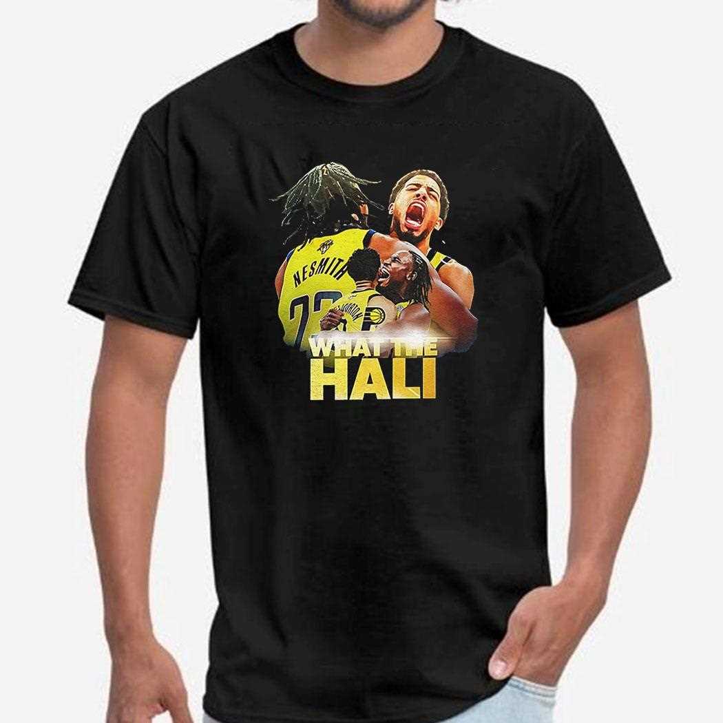 Indiana Pacers X Tyrese Haliburton What The Hali Shirt