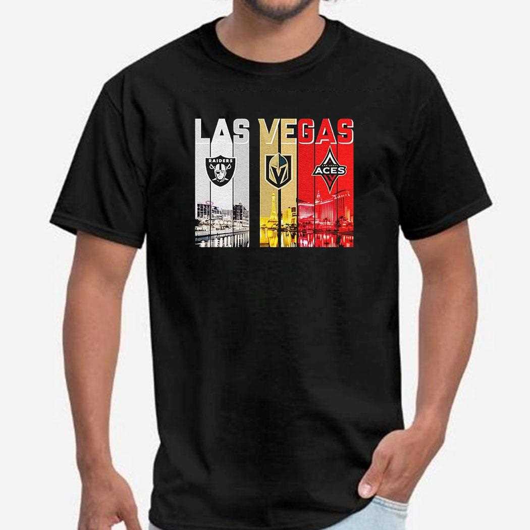 Las Vegas Skyline City Sports Team Logo Shirt