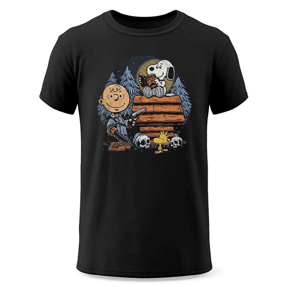 Peanuts And The Evil Dead A Night In The Woods Shirt Peanuts And The Evil Dead A Night In The Woods Shirt