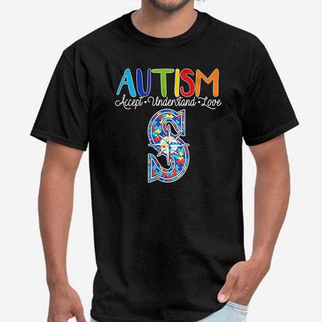 Seattle Mariners Autism Accept Understand Love Shirt Hoodie