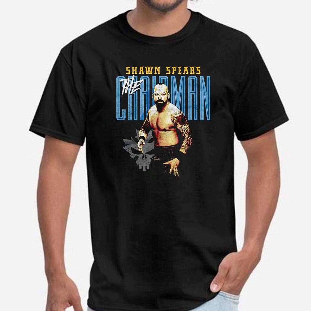 Shawn Spears The Chairman Wwe Poster Shirt