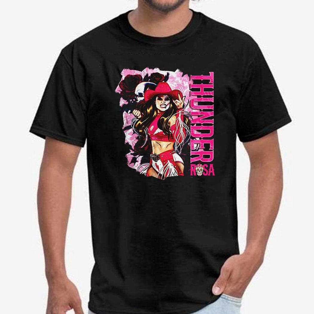 Thunder Rosa Aew Graphic Shirt Thunder Rosa Aew Graphic Shirt