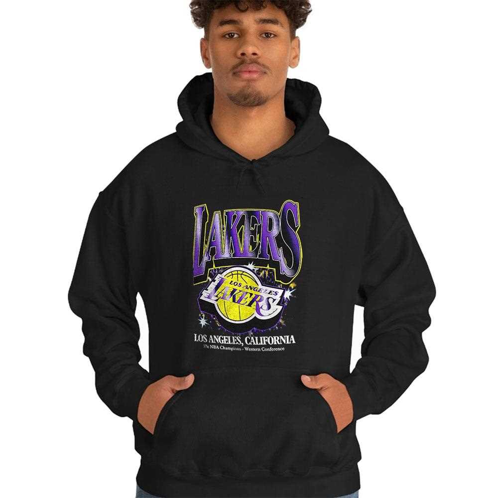 Los Angeles Lakers 17x Nba Champions Western Conference Shirt Hoodie Los Angeles Lakers 17x Nba Champions Western Conference Shirt Hoodie
