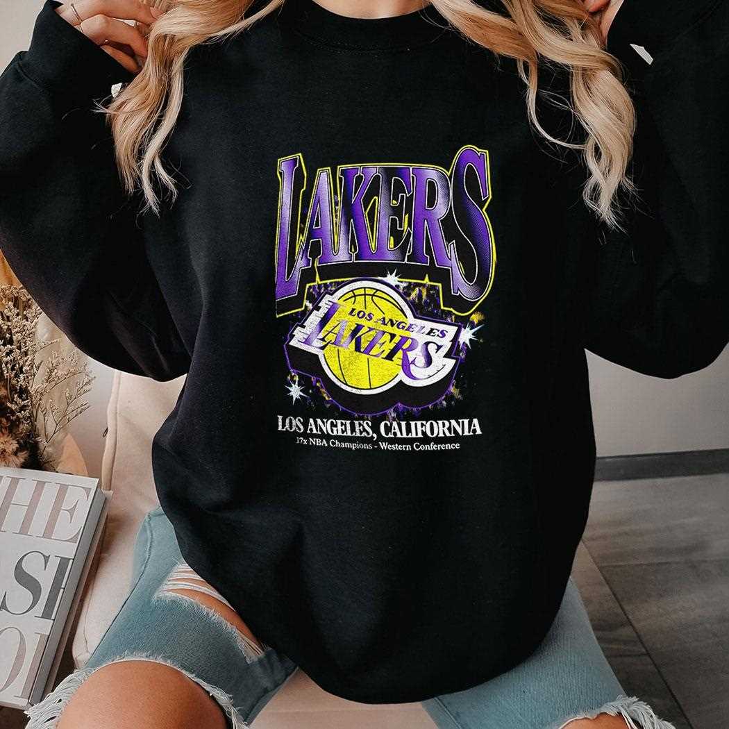 Los Angeles Lakers 17x Nba Champions Western Conference Shirt Hoodie Los Angeles Lakers 17x Nba Champions Western Conference Shirt Hoodie