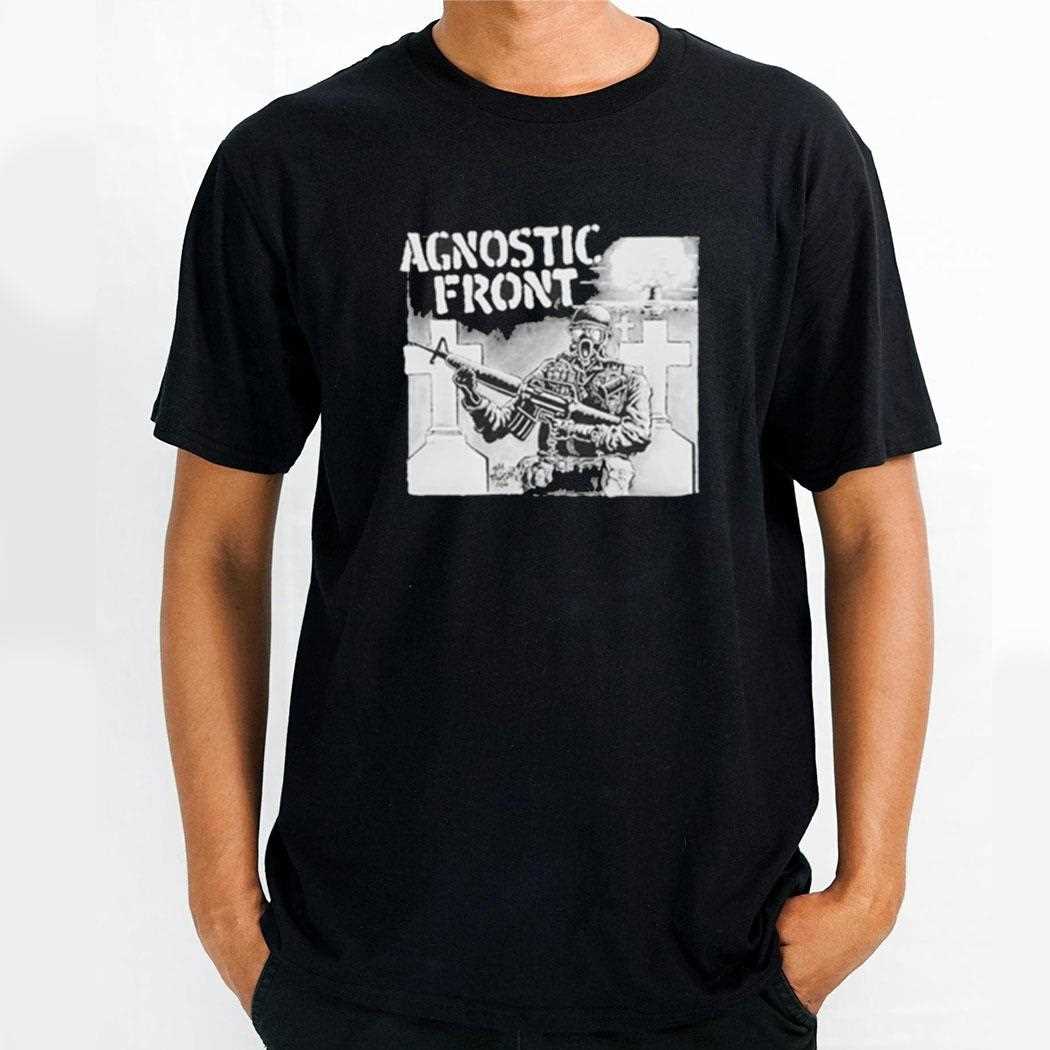 Agnostic Front Gas Mask Shirt Agnostic Front Gas Mask Shirt