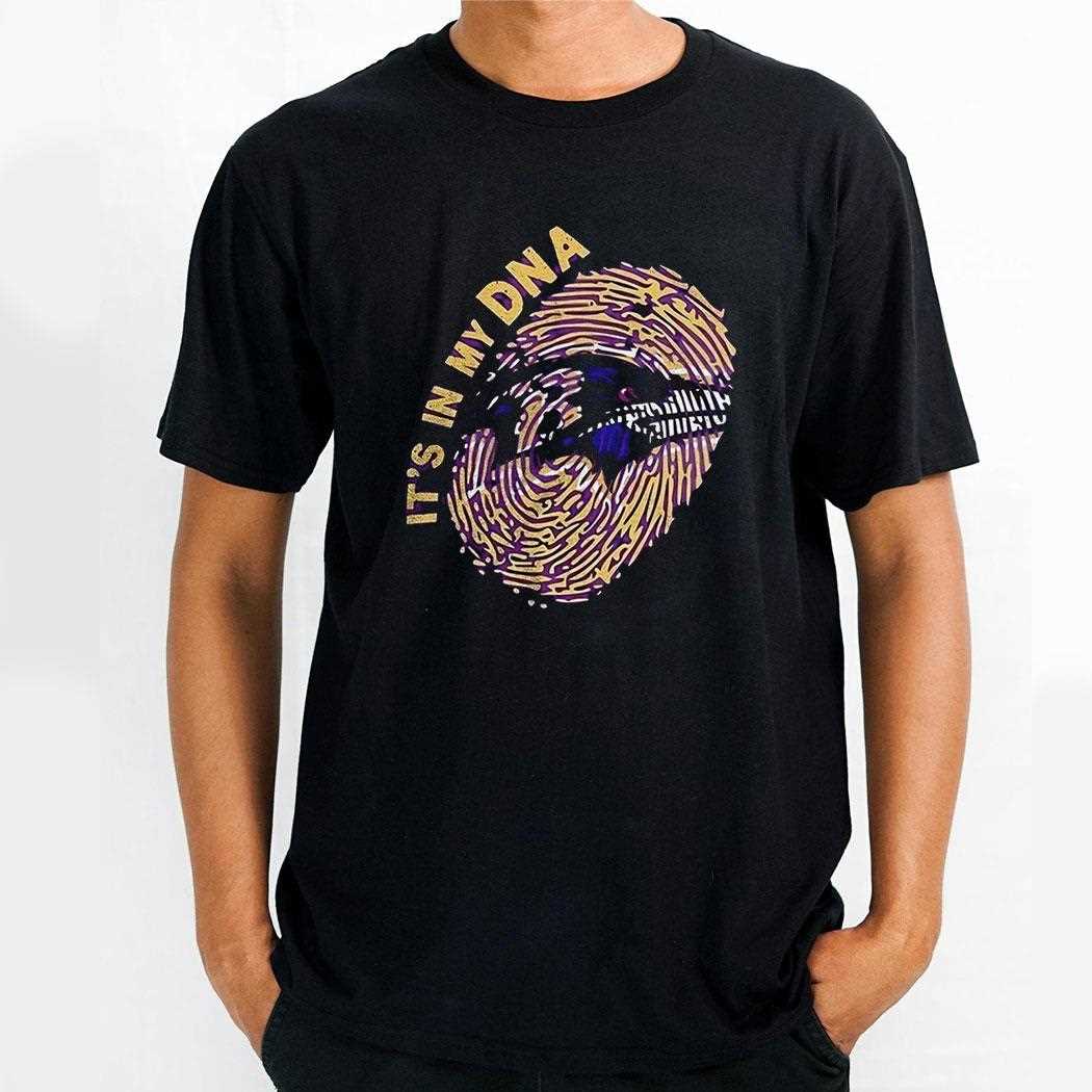 Baltimore Ravens In My Dna Logo Shirt