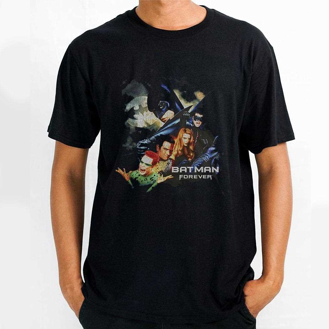 Batman Forever Movie Poster Graphic T-shirt