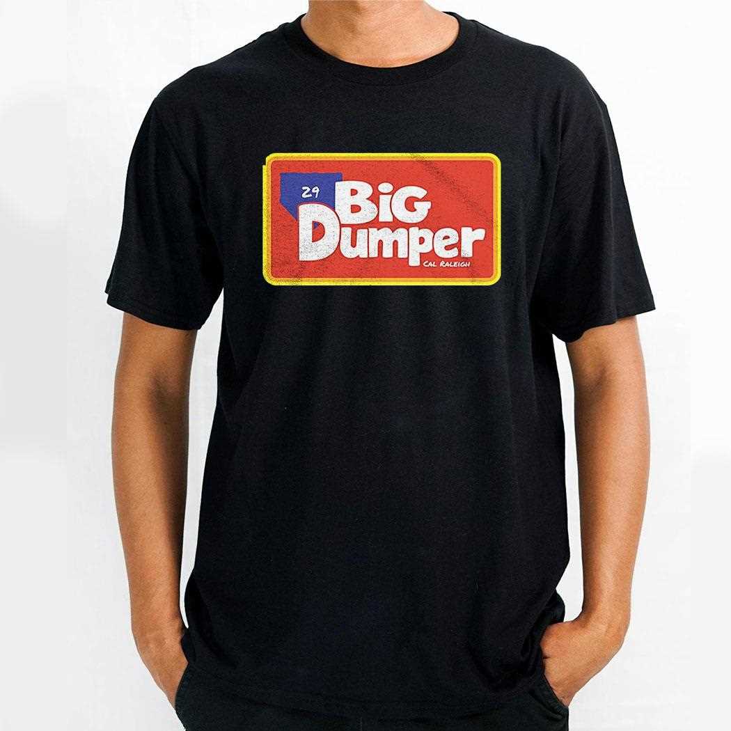 Big Dumper Cal Raleigh Seattle Mariners Dugout Houselogo Shirt Big Dumper Cal Raleigh Seattle Mariners Dugout Houselogo Shirt